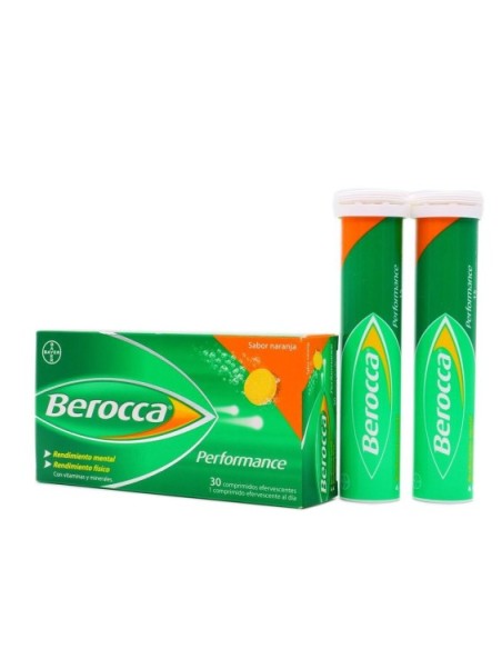BEROCCA PERFORMANCE NARANJA 30 COMP EFER