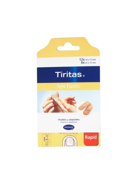 Tiritas Tela Elastic Large 16 U