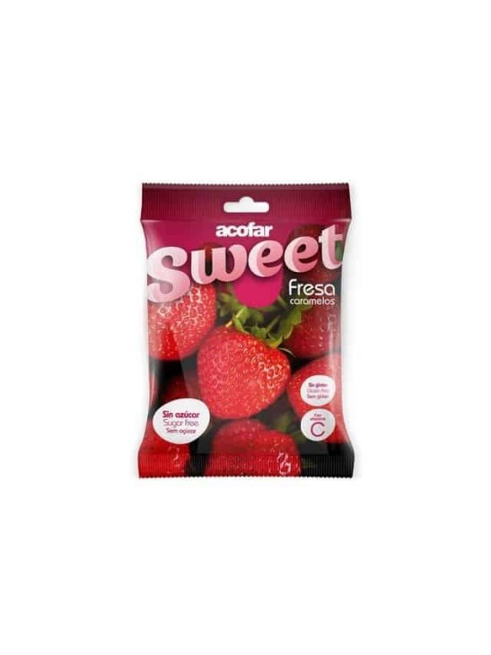 Acofarsweet caramelos azucar sabor fresa 35g