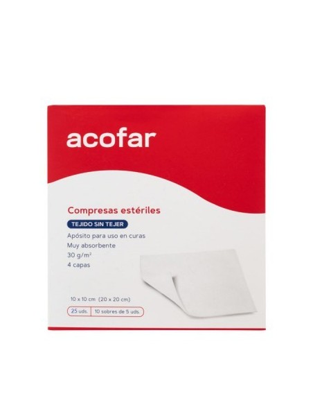 Acofar Aposito Esteril Tejido Sin Tejer 25uds