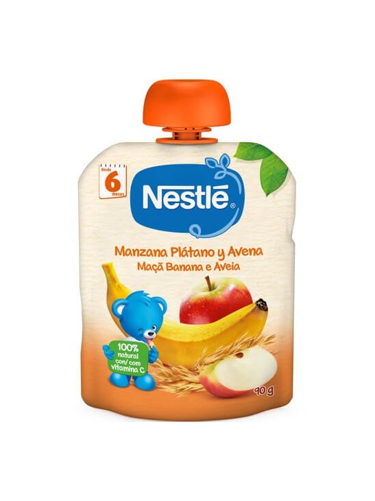 Nestle Naturnes Manzana Platano Avena 90g