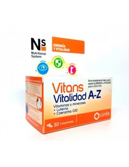 VITANS VITALIDAD A-Z 30 COMPRIMIDOS