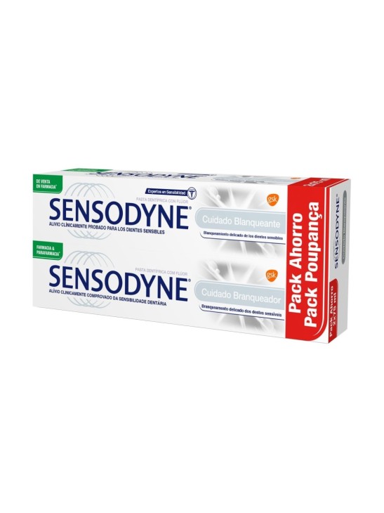 Sensodyne Cuidado Blanqueante 75ml 2uds (1)