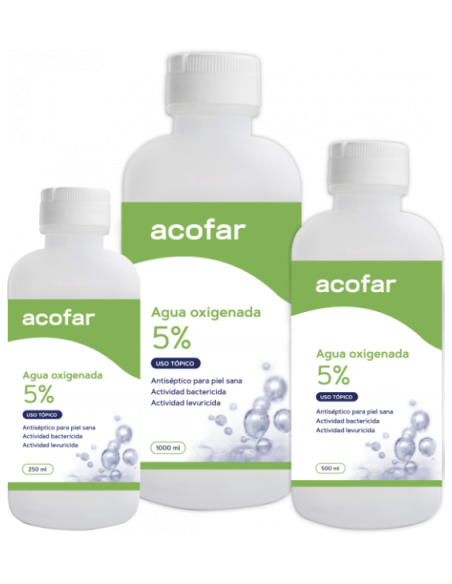 AGUA OXIGENADA ACOFAR 5% 1 FRASCO 1000 ML