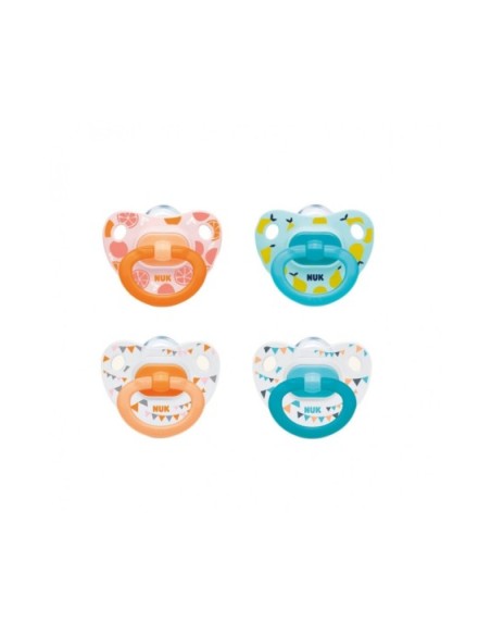 CHUPETE SILICONA NUK SURTIDO T-2 D 1 U