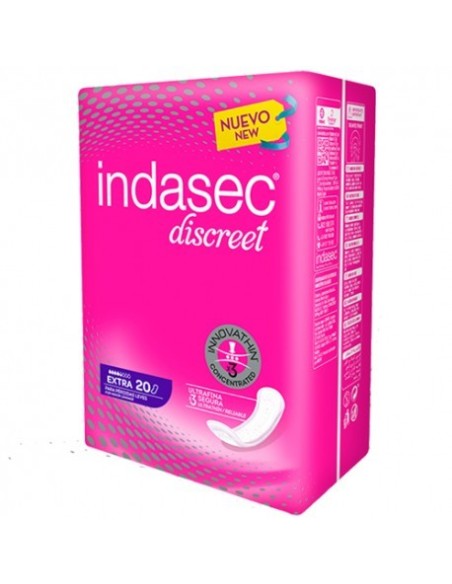 Indasec  Extra Compresa Perdidas Leves 20u