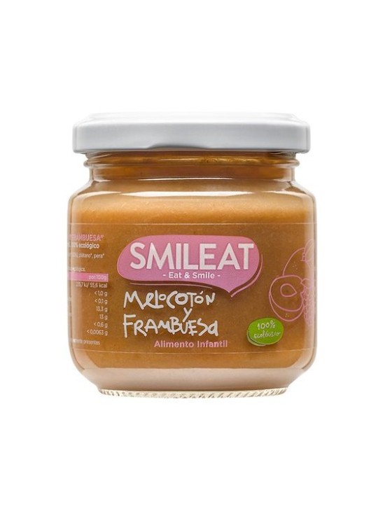 SMILEAT TARRITO MELOCOTON Y FRAMBUESA 130G