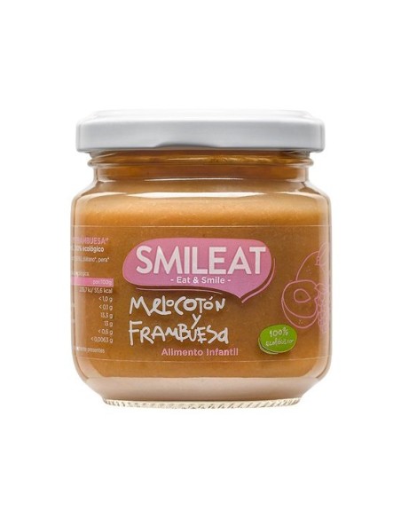 SMILEAT TARRITO MELOCOTON Y FRAMBUESA 130G