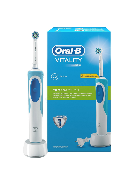 ORAL-B CEPILLO DENTAL ELECTRICO RECARGABLE VITALITY 100 CROSS ACTION ROSA