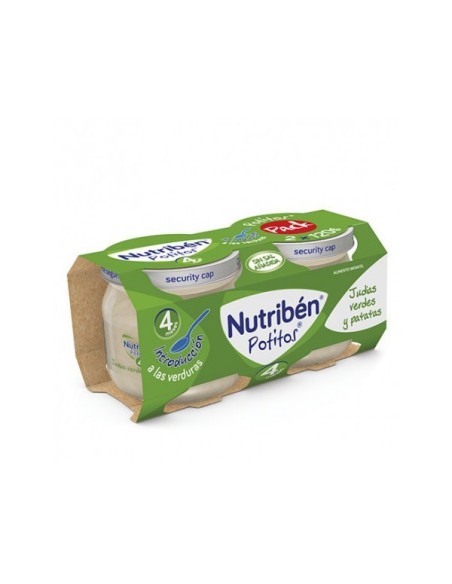 NUTRIBEN BEBE JUDIAS VERDES Y PATATA 2 X 120 G