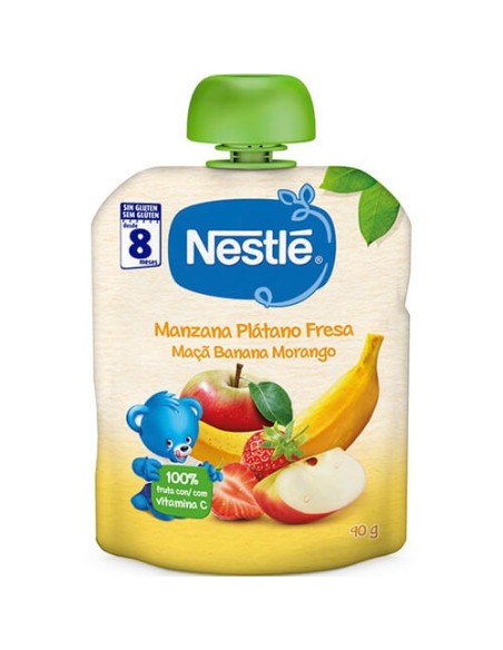 NESTLÉ BOLSITA MANZANA, PLÁTANO Y FRESA 90G