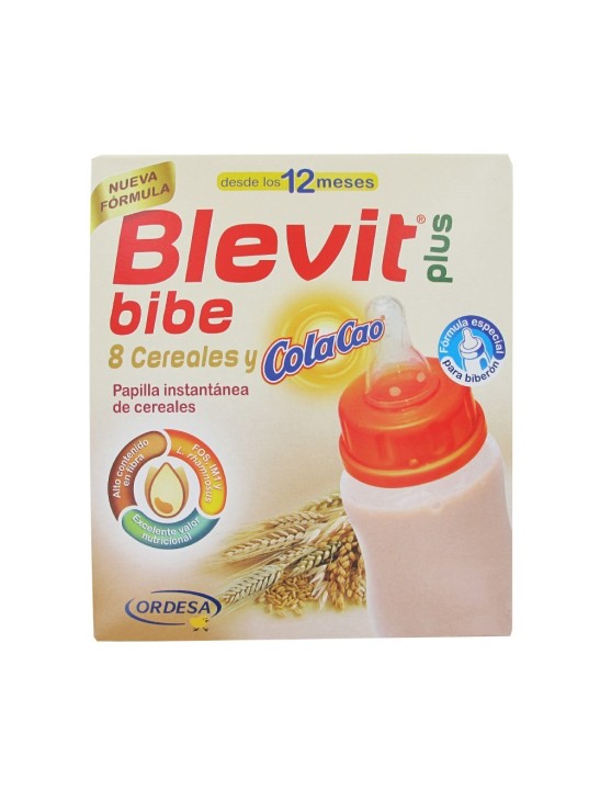 BLEVIT PLUS BIBE 8 CEREALES Y COLACAO POLVO 600 G