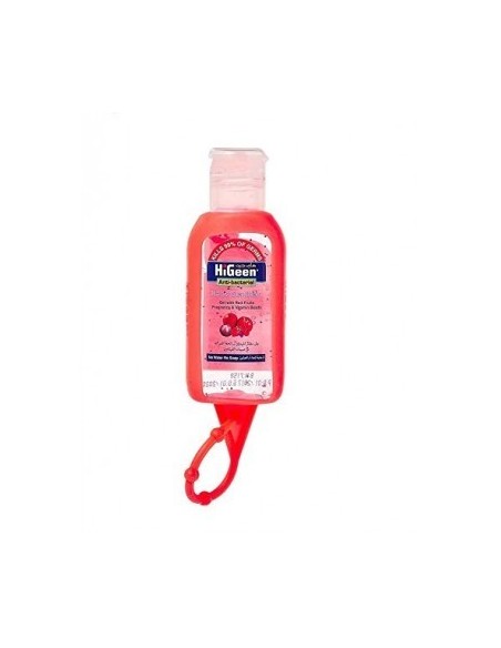 HIGEEN LIMPIEZA MANOS  1 ENVASE 50 ML AROMA FRUTOS ROJOS