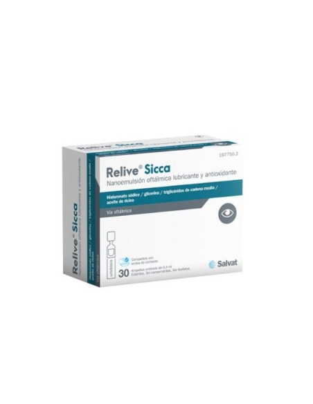 RELIVE SICCA 30 AMPOLLAS MONODOSIS 0,4 ML