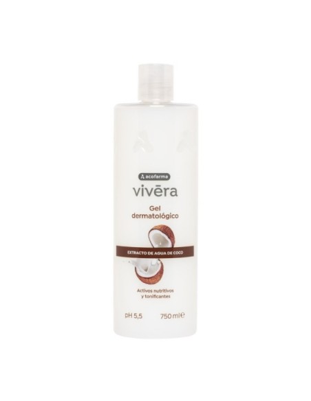 ACOFARMA VIVERA GEL CON EXTRACTO DE COCO  1 ENVASE 750 ML