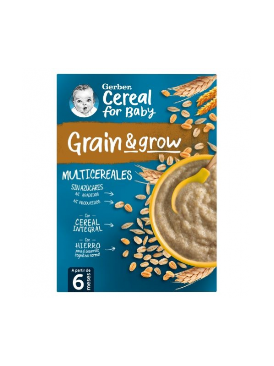 GERBER PAPILLA MULTICEREALES 0% AZUCARES 250 G