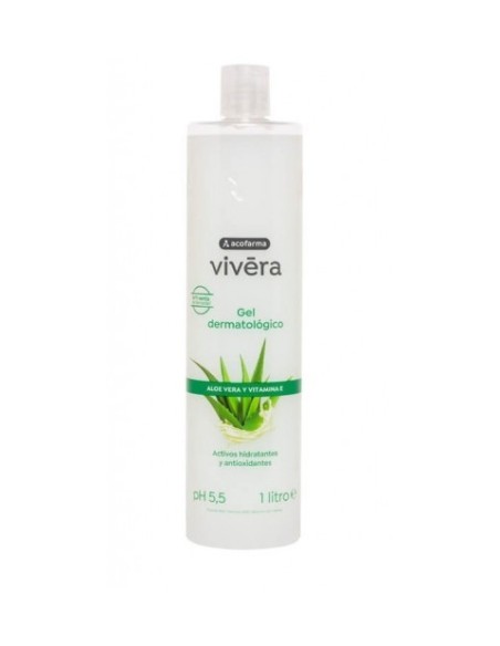 ACOFARMA VIVERA GEL ALOE VERA Y VITAMINA E  1 BOTELLA 1 L