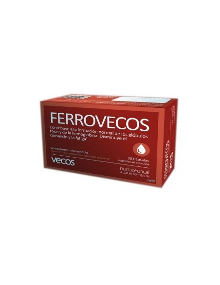 FERROVECOS HIERRO LIPOSOMIAL  42 MG 30 CAPSULAS