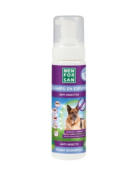 MENFORSAN CHAMPU-ESPUMA ANTINSECTOS PARA PERROS 200ML