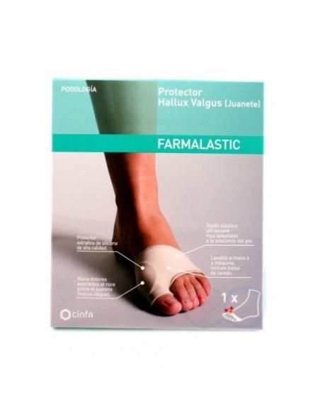 PROTECTOR JUANETES HALLUX VALGUS FARMALASTIC GEL PROTECTOR JUANETES HALLUX VALGUS FARMALASTIC GEL