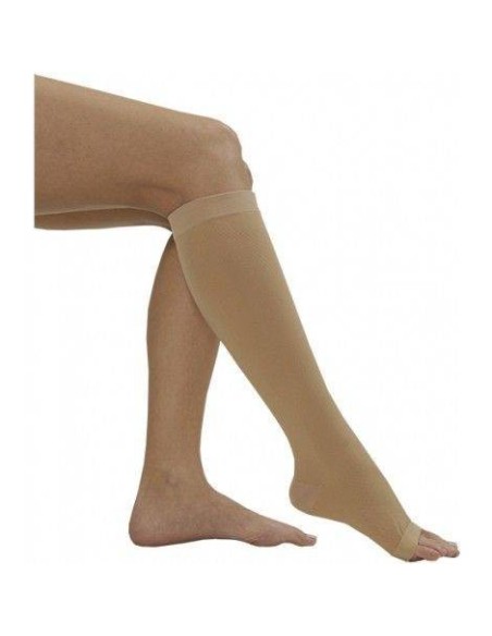 Medilast media corta compresion preventiva beige T-XL