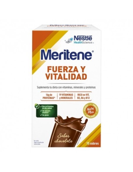 MERITENE CHOCOLATE 30GR 15 SOBRES