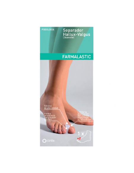 SEPARADOR DEDO JUANETE (HALLUS VALGUS) FARMALAST