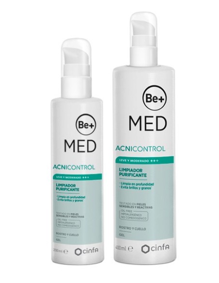 BE+ MED ACNICONTROL LIMPIADOR PURIFICANTE 400ml