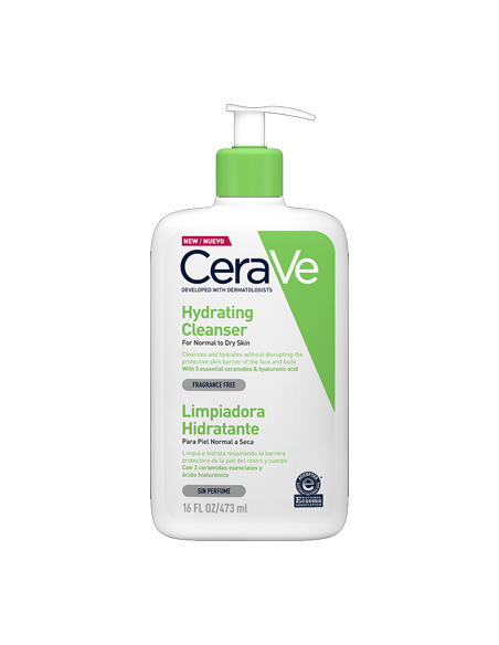 CERAVE LIMPIADORA HIDRATANTE 1 ENVASE 473 ML