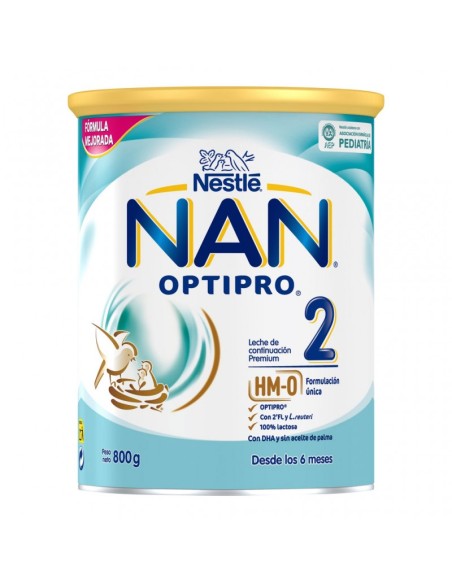 NAN OPTIPRO 2 Leche de continuación 800g