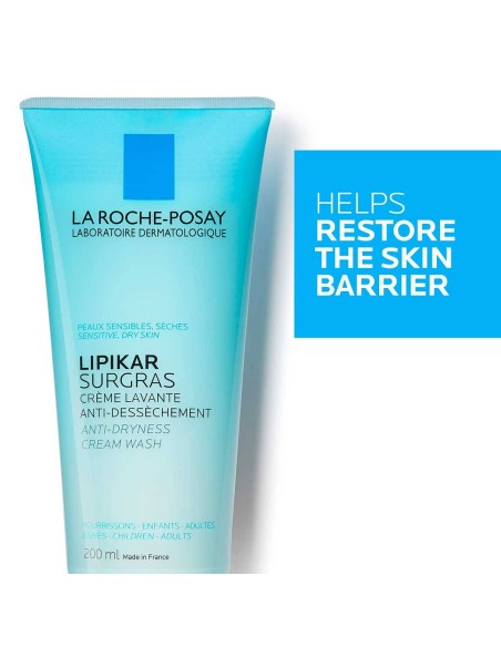 La Roche-Posay Lipikar Syndet AP+ Crema de Ducha Relipidizante y Anti-irritaciones Piel Atópica (1)