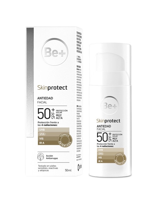 Be+ Skinprotect Antiedad Facial SPF50+ 50ML
