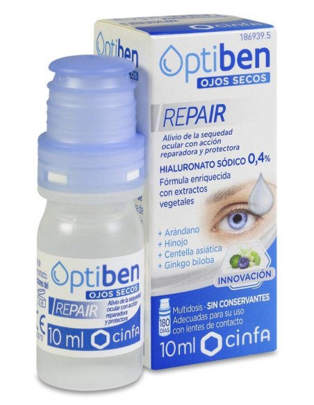 OPTIBEN OJOS  SECOS  REPAIR 10ML