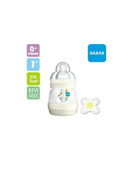 MAM MI PRIMER BIBERON+ CHUPETE