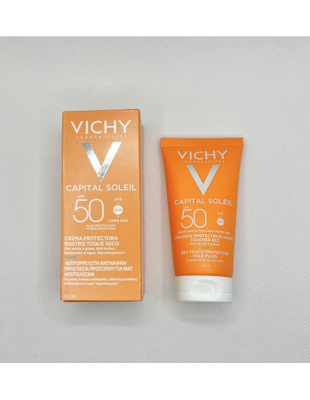 VICHY CAPITAL SOLEIL CREMA ROSTRO TOQUE SECO SPF50 50ML
