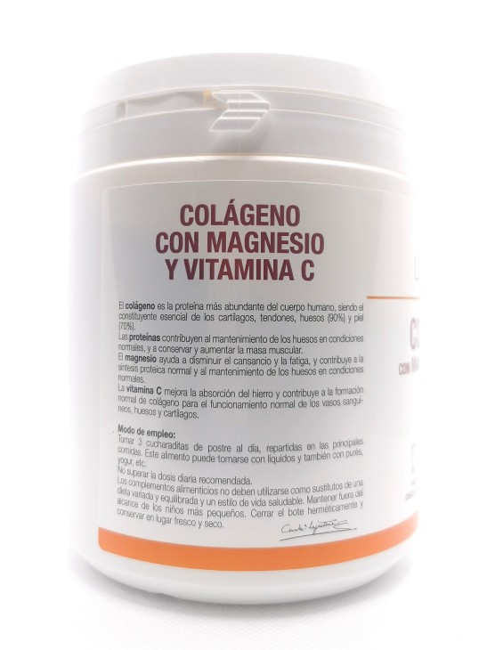 COLAGENO CON MAGNESIO Y VITAMINA C ANA MARIA LAJUSTICIA ENVASE 350 G SABOR FRESA (1)