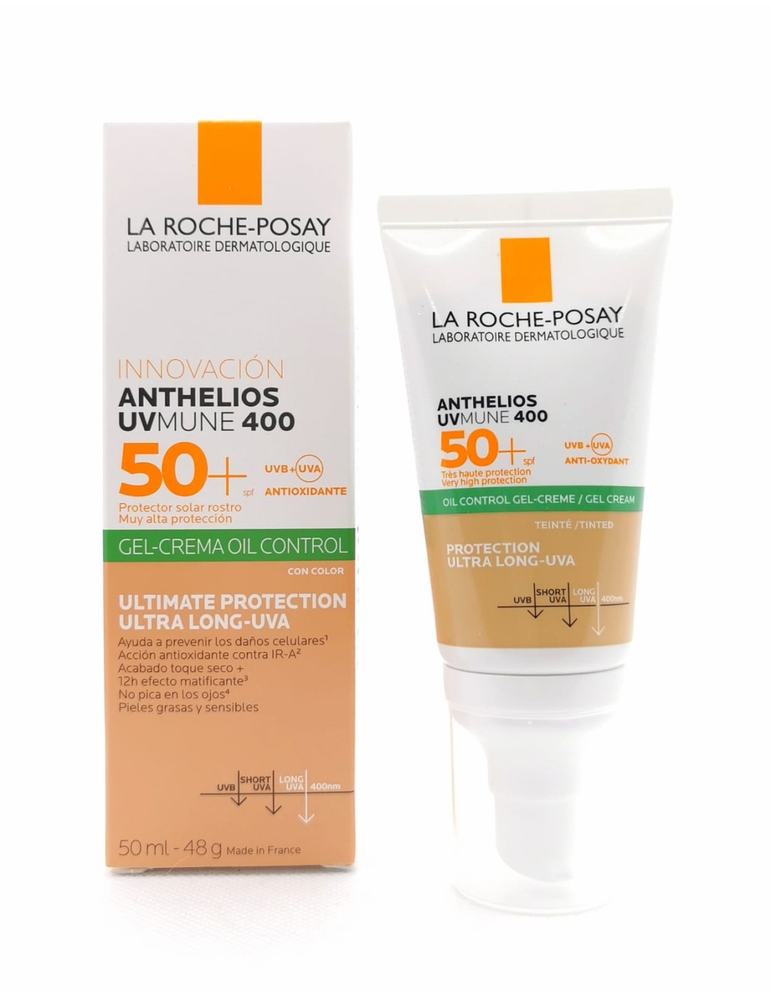 Comprar La Roche-Posay - Protector solar facial Color Fluid Anthelios -  SPF50+