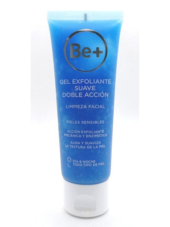 BE+ GEL EXFOLIANTE SUAVE DOBLE ACCION 75ML