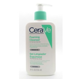 CERAVE GEL LIMPIADOR ESPUMOSO 1 ENVASE 236ML
