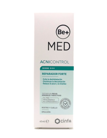 BE+ ACNICONTROL SEVERO EMULSION REPARADORA 40ML