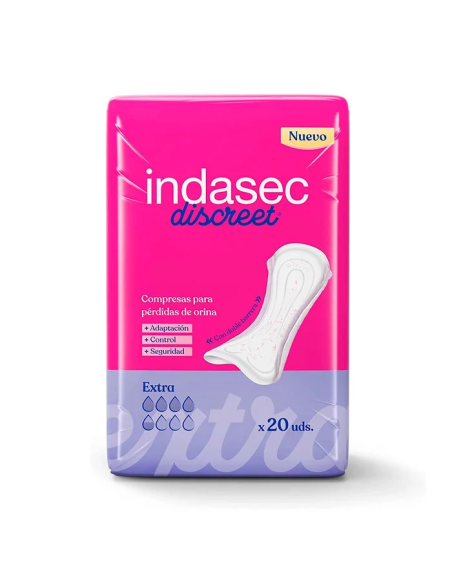 INDASEC DISCREET EXTRA 20 UNIDADES