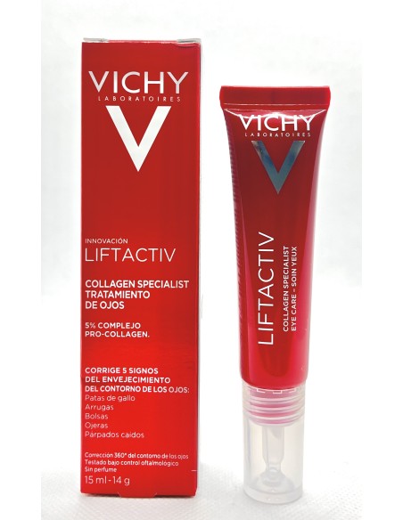 VICHY LIFTACTIV CONTORNO DE OJOS CON COLAGENO 15ML