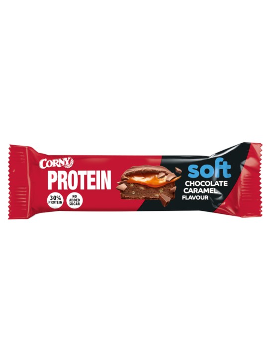 CORNY 30 % PROTEIN SOFT 1 BARRITA 45 G SABOR CHOCOLATE CARAMELO