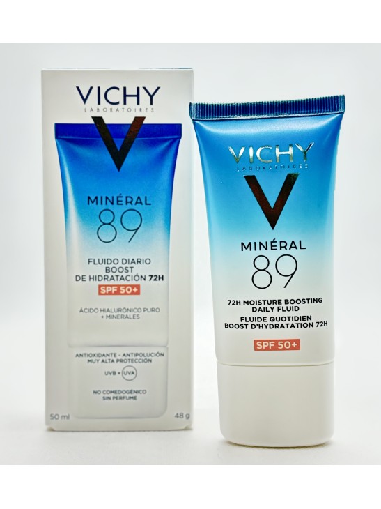 VICHY MINERAL 89 FLUIDO DIARIO DE HIDRATACION SPF50  50ML