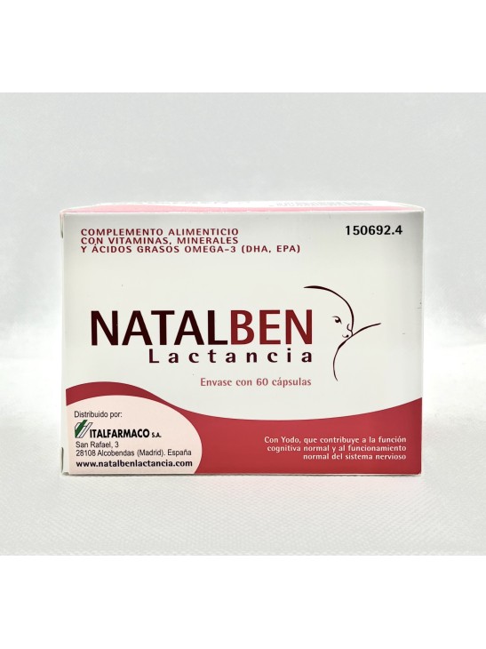 NATALBEN LACTANCIA 60 CAPSULAS