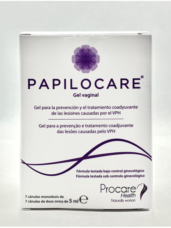 PAPILOCARE GEL VAGINAL 7 CANULAS 5 ML