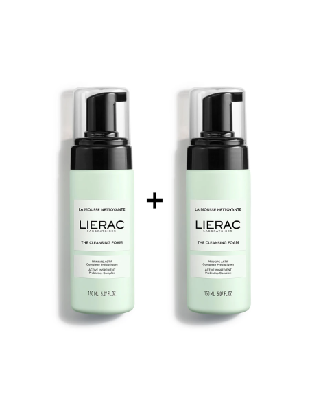 LIERAC ESPUMA LIMPIADORA PACK 150ML