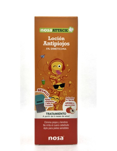 NOSA LOCION ANTIPIOJOS AROMA MELOCOTON