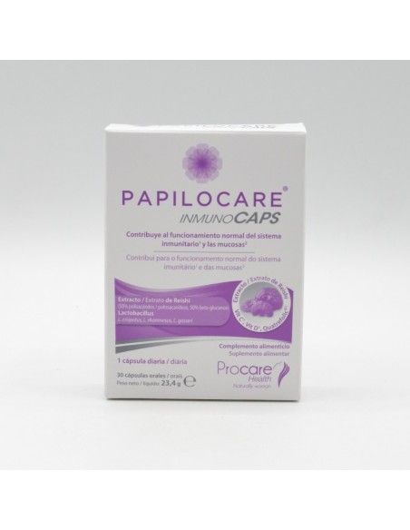 PAPILOCARE INMUNOCAPS 30 CÁPSULAS