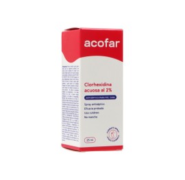 CLORHEXIDINA ACUOSA AL 2 % ACOFAR SPRAY 25 ML